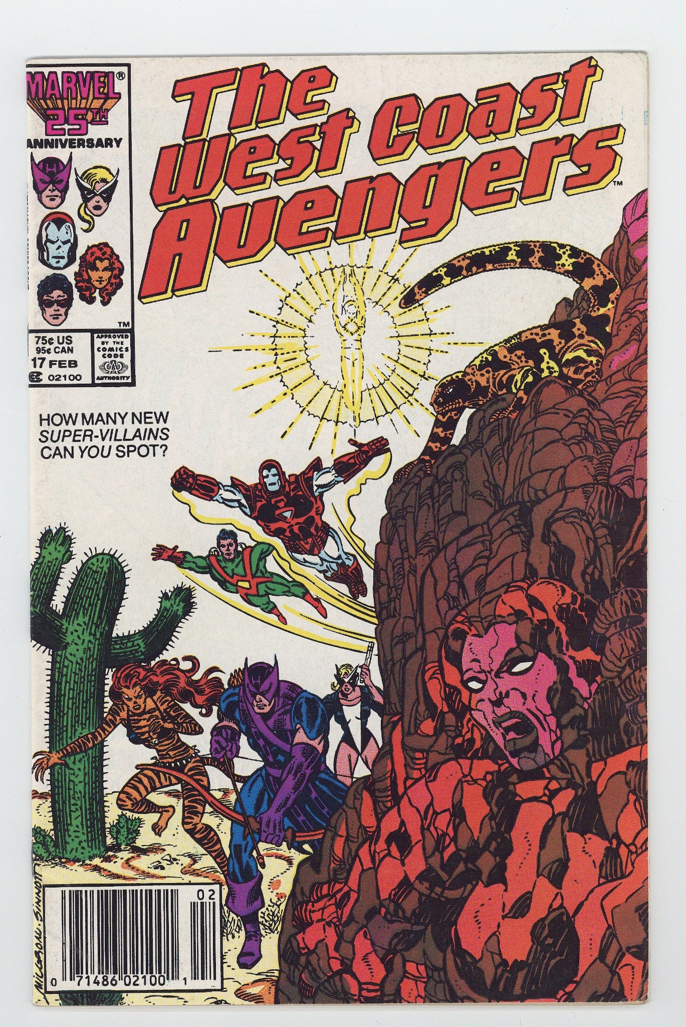 West Coast Avengers Vol 2 17 Mid Grade (1987) Newsstand 