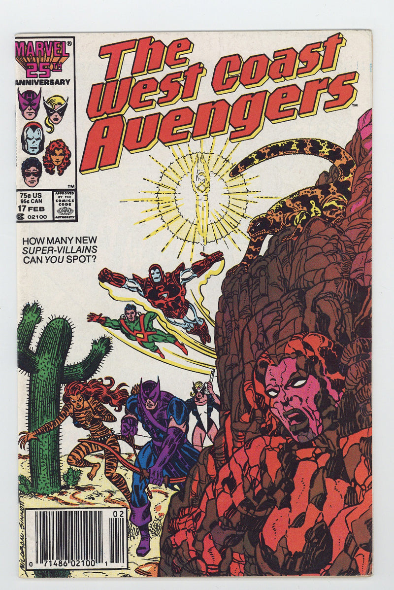 West Coast Avengers Vol 2 17 Mid Grade (1987) Newsstand 