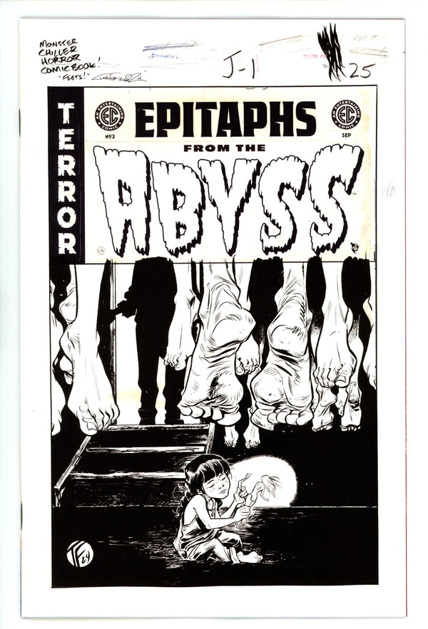 EC Epitaphs From The Abyss 3 Fowler B&W Incentive Variant NM (2024)