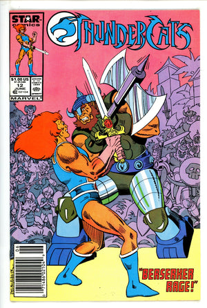 Thundercats 12 VF+ (8.5) (1987) Newsstand