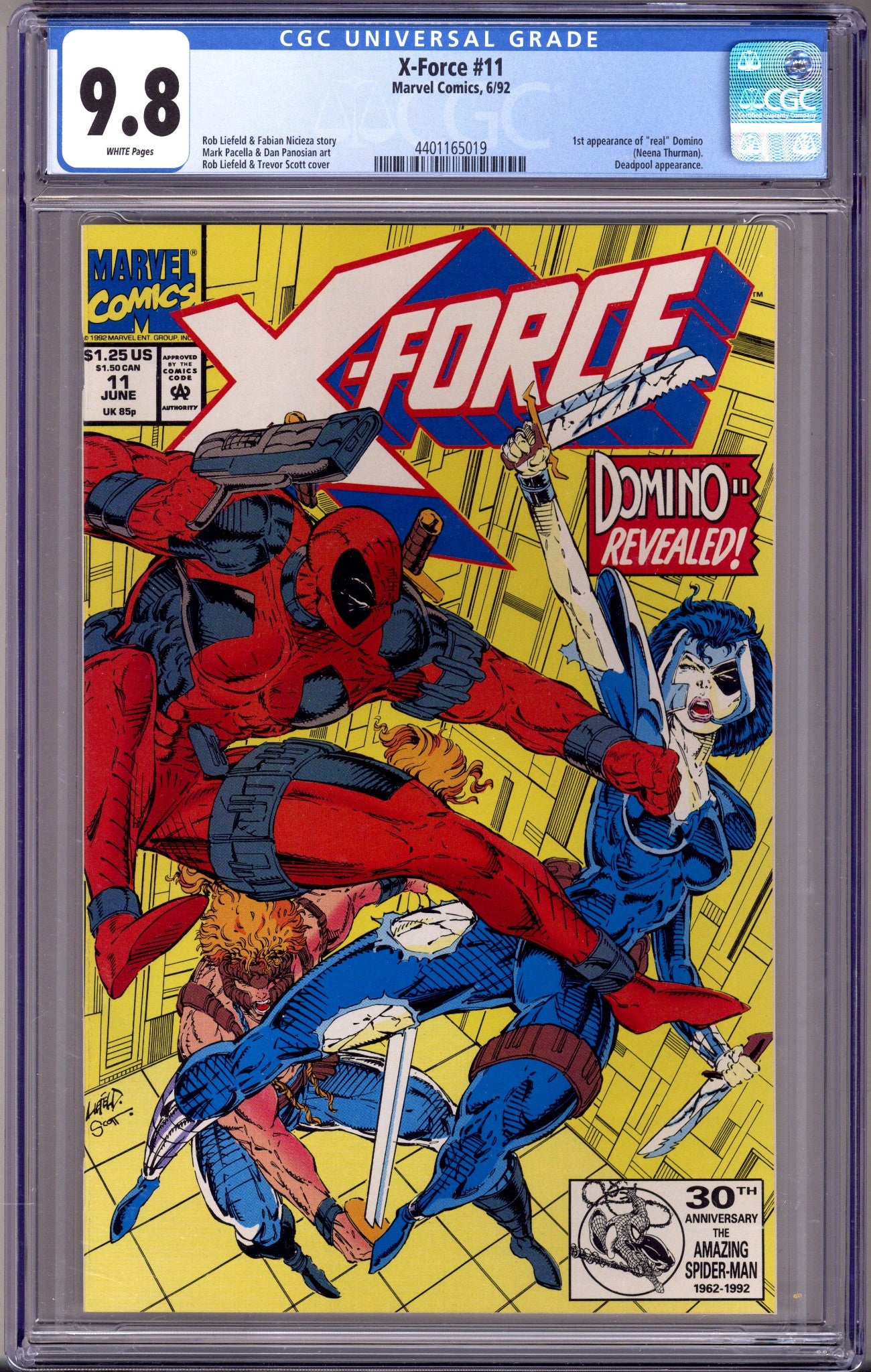 X-Force Vol 1 11 CGC 9.8 (NM/M) (1992) 