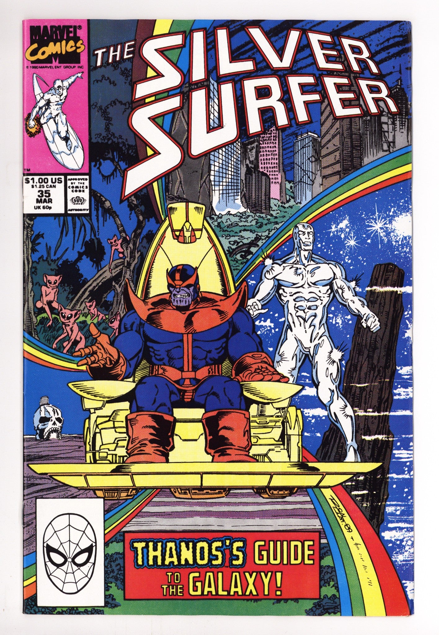 Silver Surfer Vol 3 35 Mid Grade (1990) 