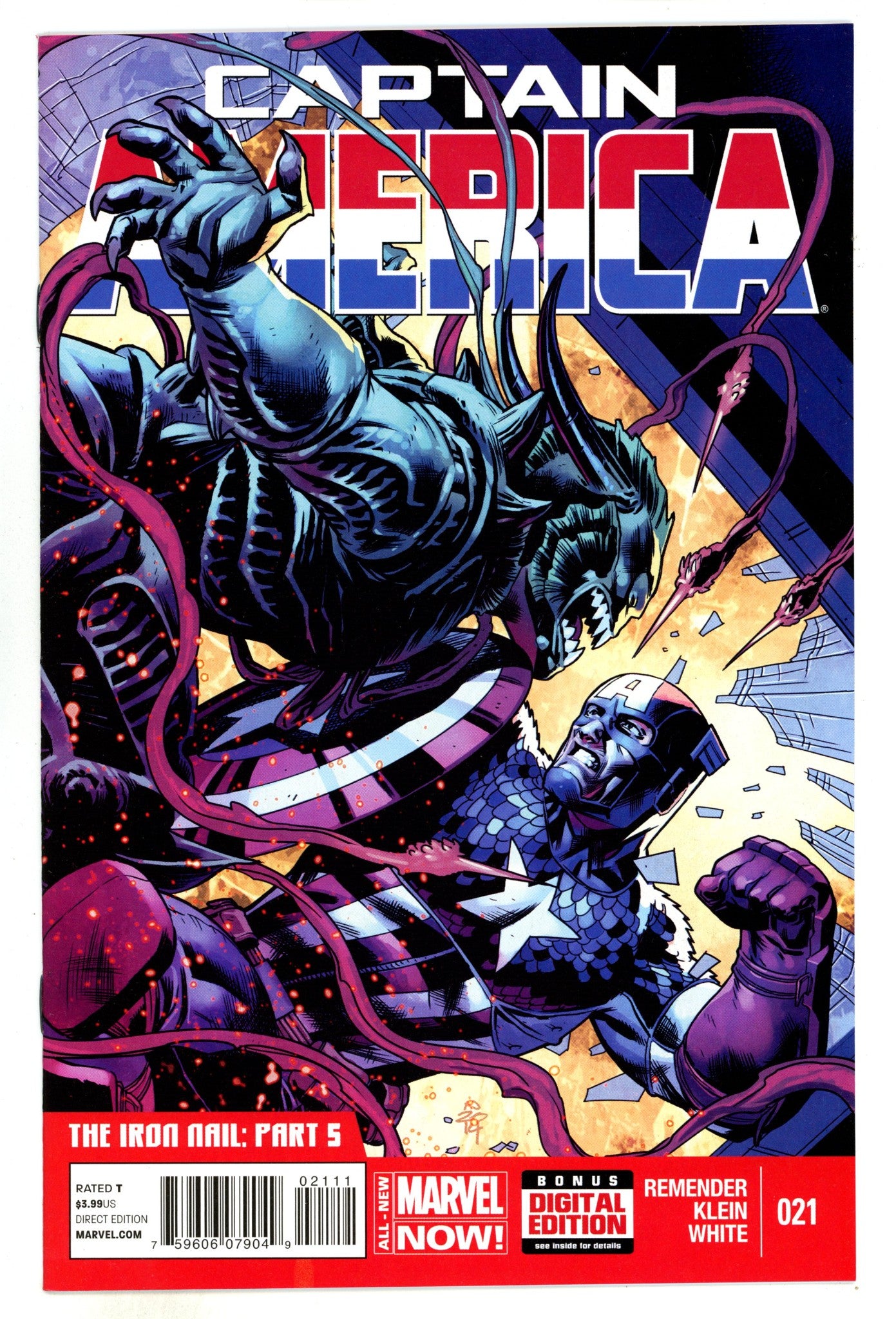 Captain America Vol 7 21 High Grade (2014) 