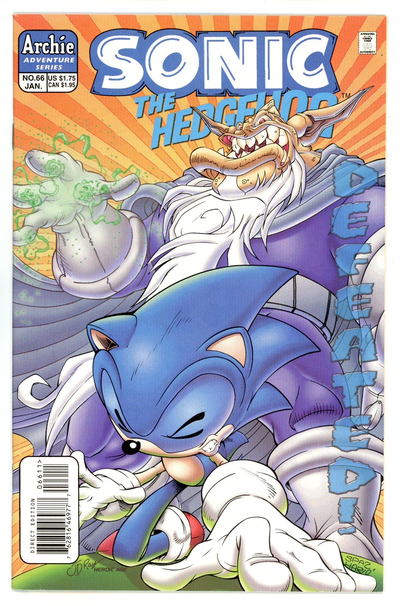 Sonic the Hedgehog Vol 2 66 VF+ (8.5) (1999) 