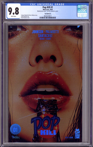 Pop Kill 1 CGC 9.8 (NM/M) 12 / 100 (2025) Panosian Foil Exclusive Variant