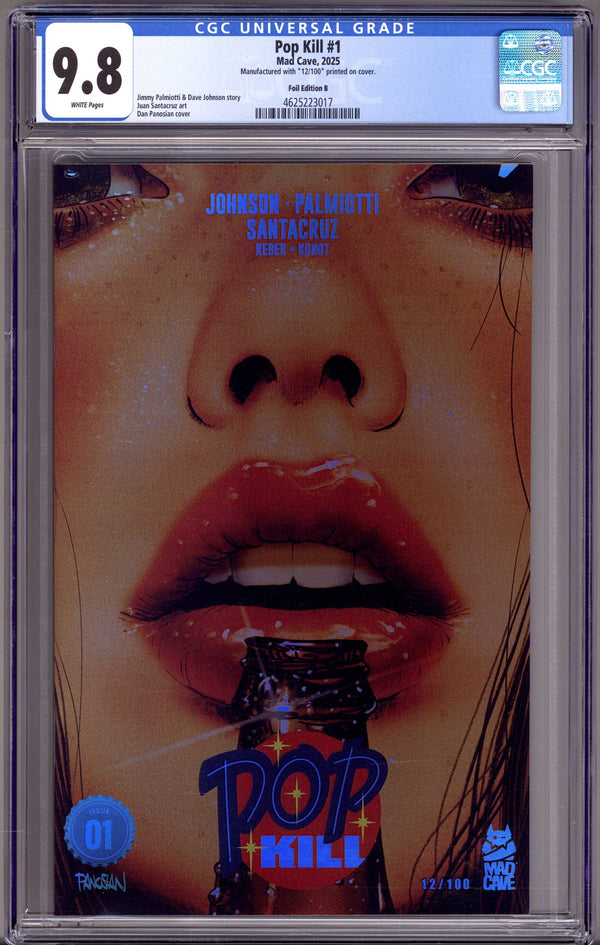 Pop Kill 1 CGC 9.8 (NM/M) 12 / 100 (2025) Panosian Foil Exclusive Variant