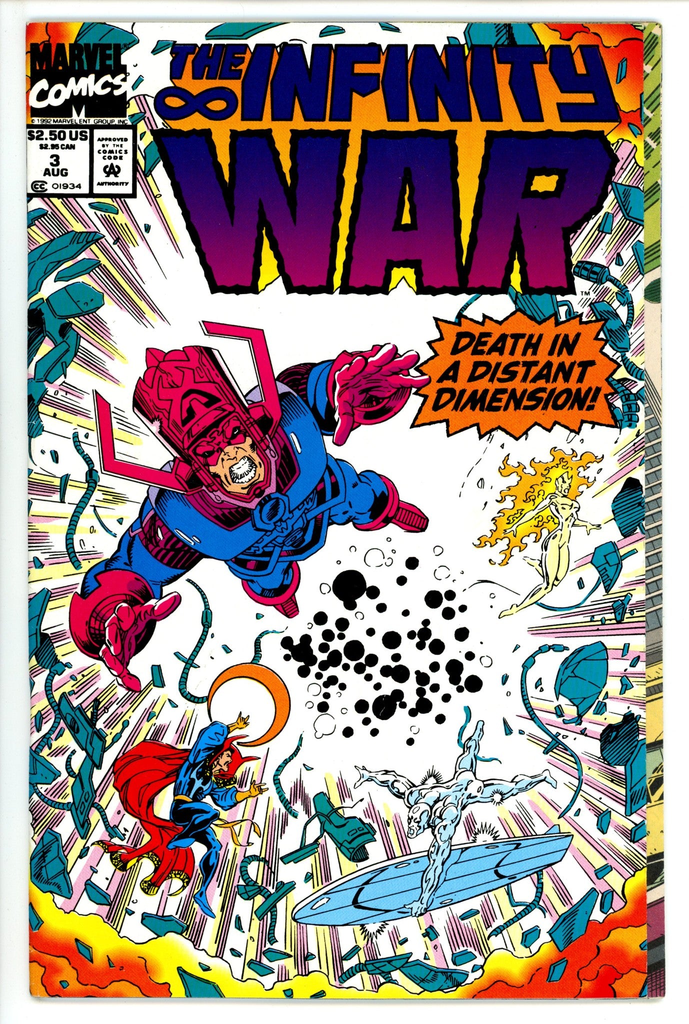 The Infinity War 3 Newsstand FN- (1992)