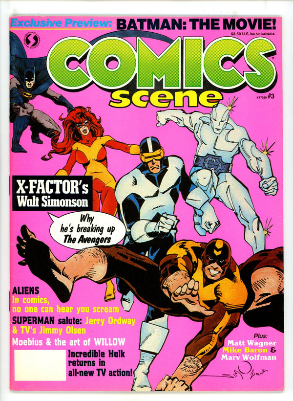 Comics Scene Vol 2 3 / 14 Mid Grade (1988)