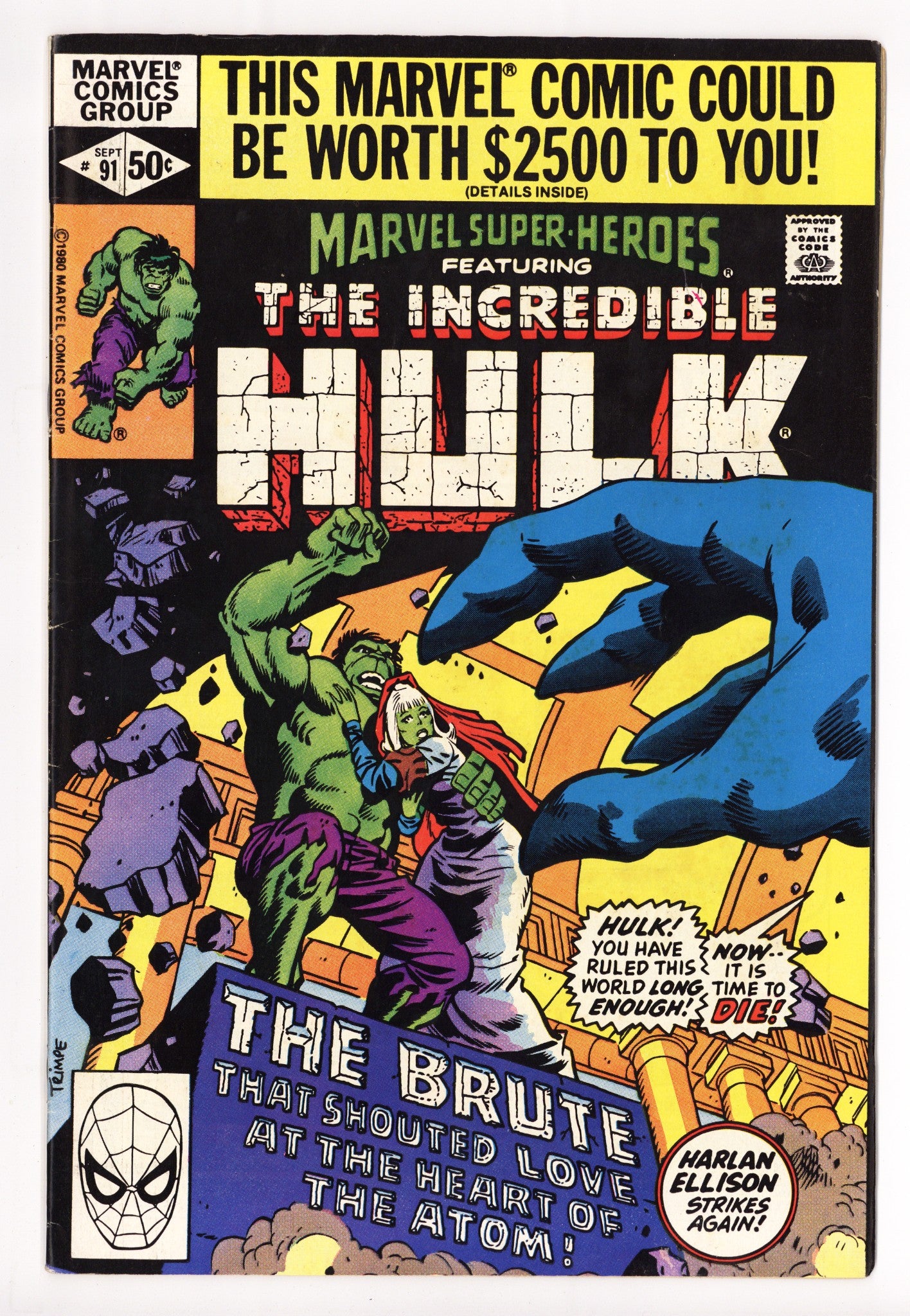 Marvel Super-Heroes Vol 1 91 Mid Grade (1980) 