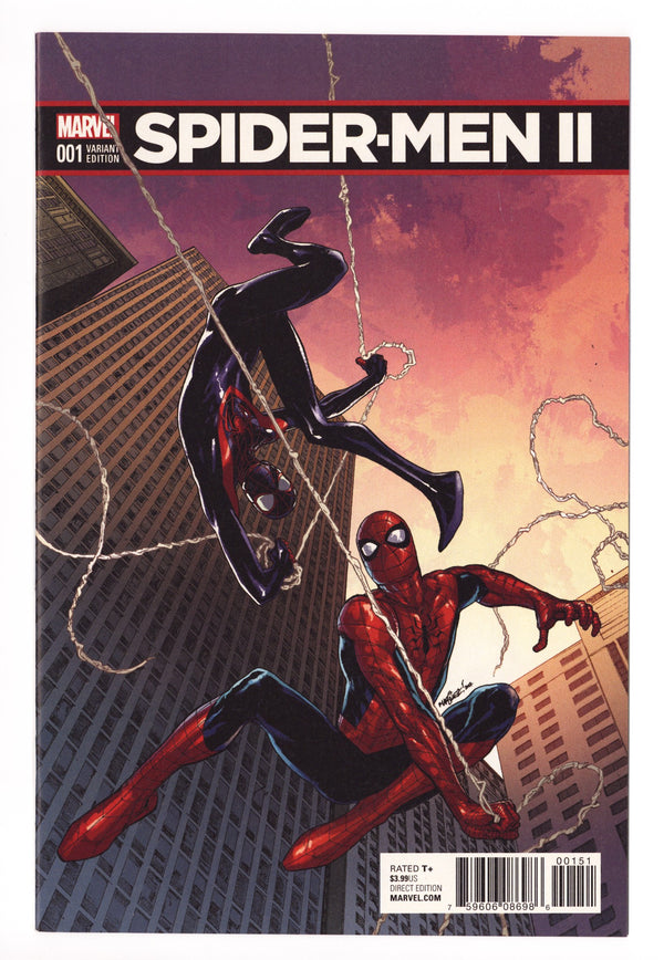 Spider-Men II 1 VF/NM (9.0) (2017) Marquez Incentive Variant