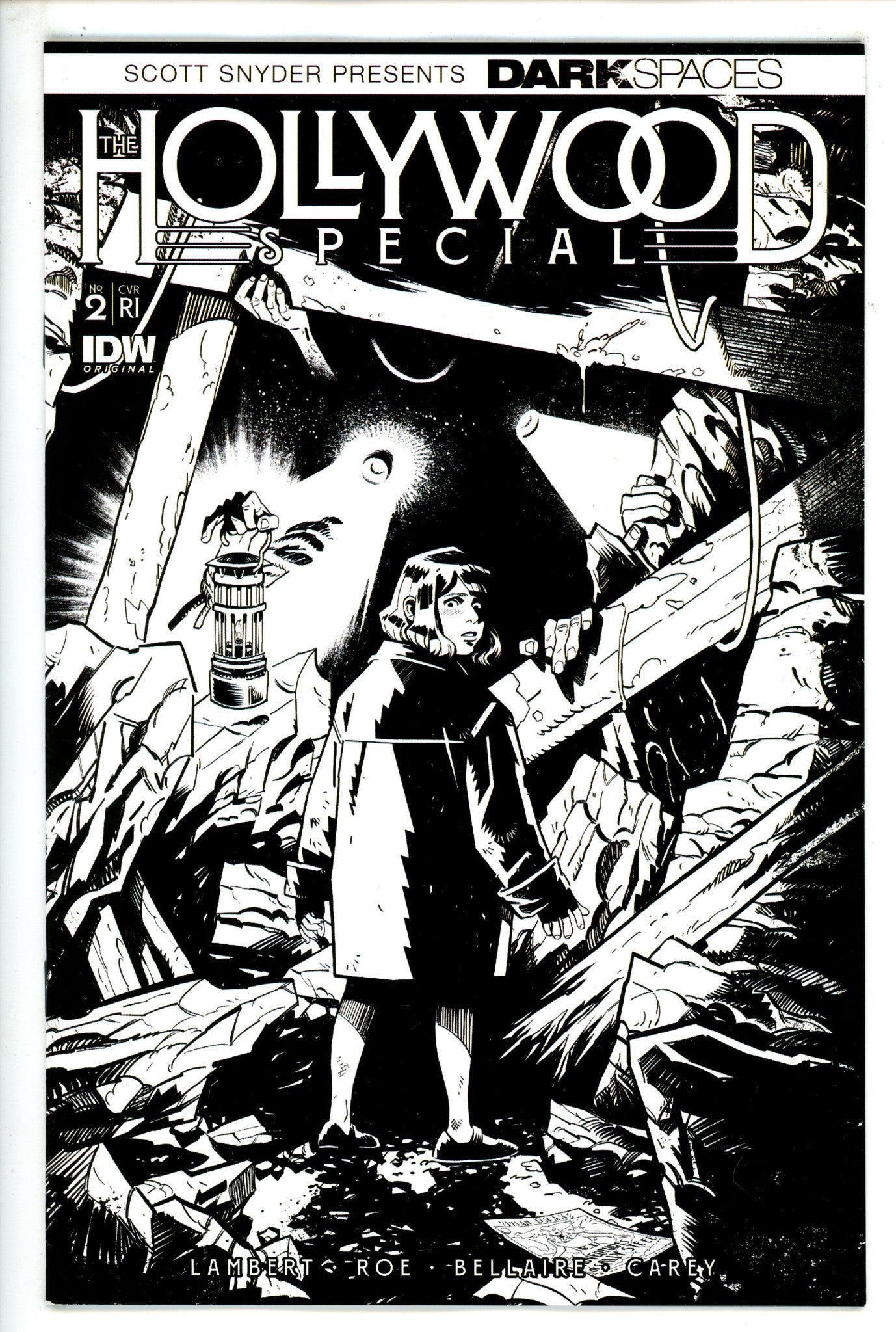 Dark Spaces: The Hollywood Special 2 Roe B&W Incentive Variant NM- (1900)