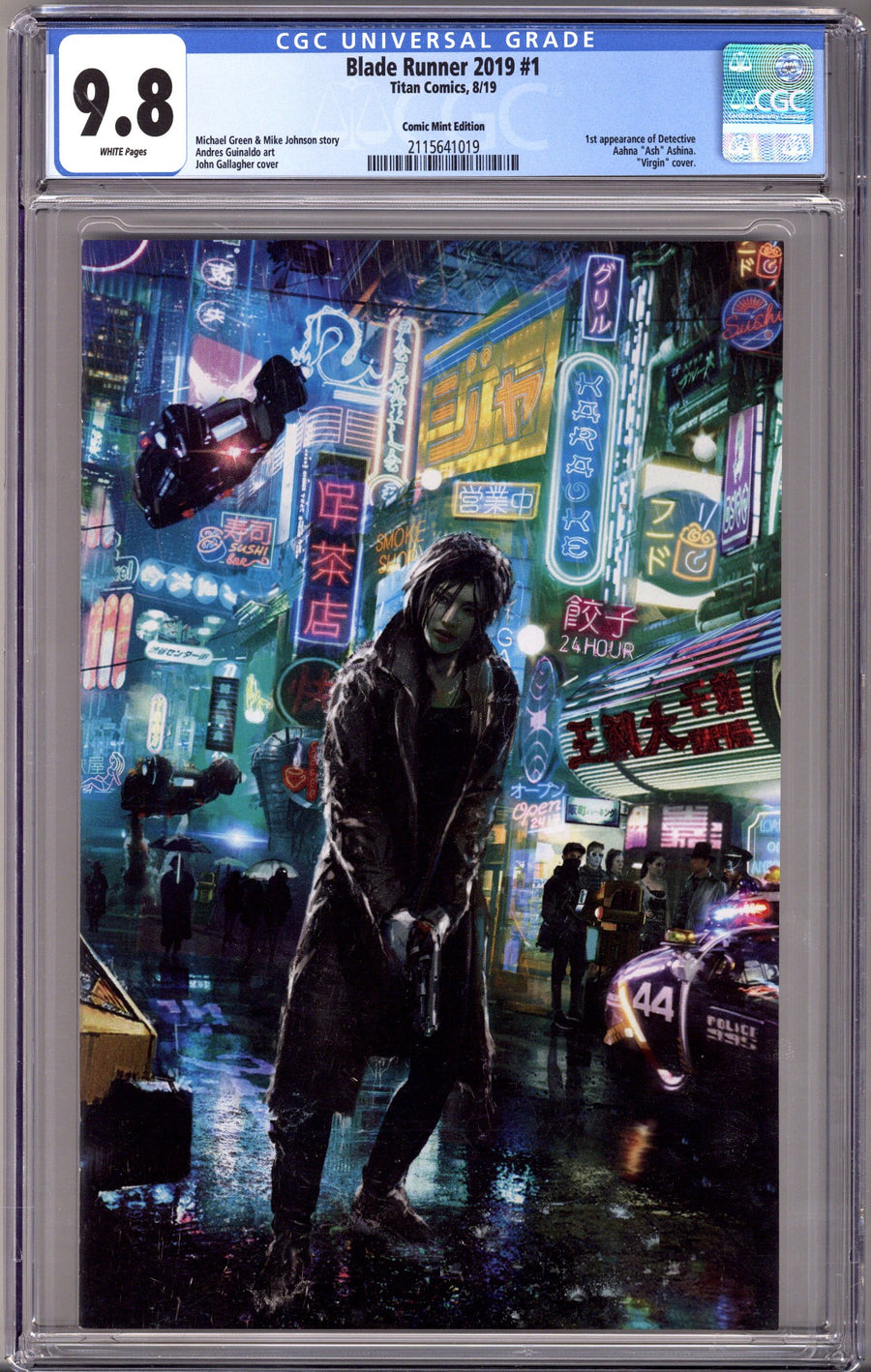Blade Runner 2019 1 CGC 9.8 (NM/M) (2019) Gallagher Virgin Exclusive Variant