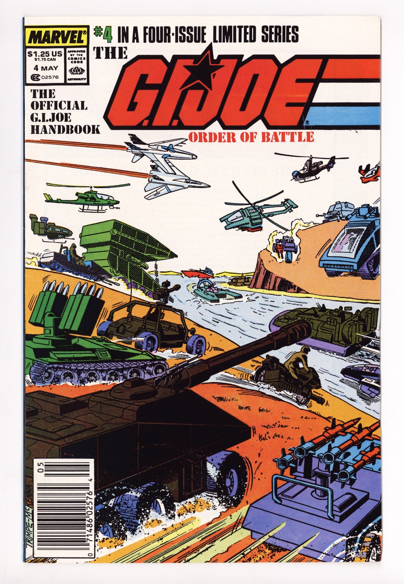 The G.I. Joe Order of Battle 4 Mid Grade (1987) Newsstand 