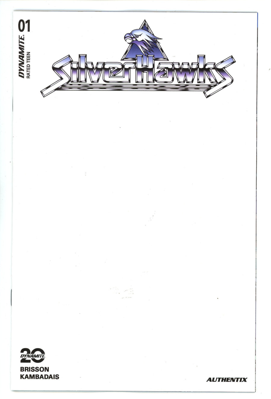 Silverhawks 1 Blank Variant (2025)