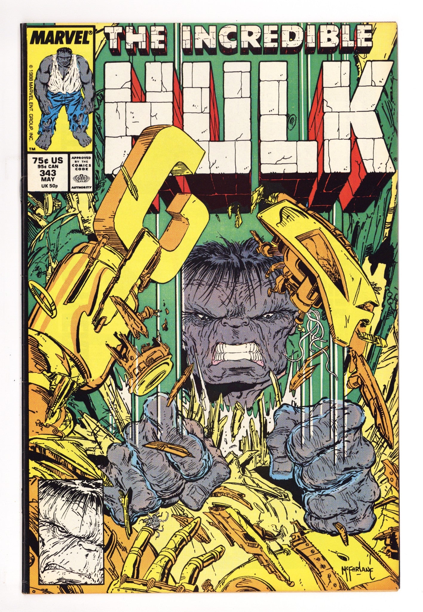The Incredible Hulk Vol 1 343 VF (8.0) (1988) 