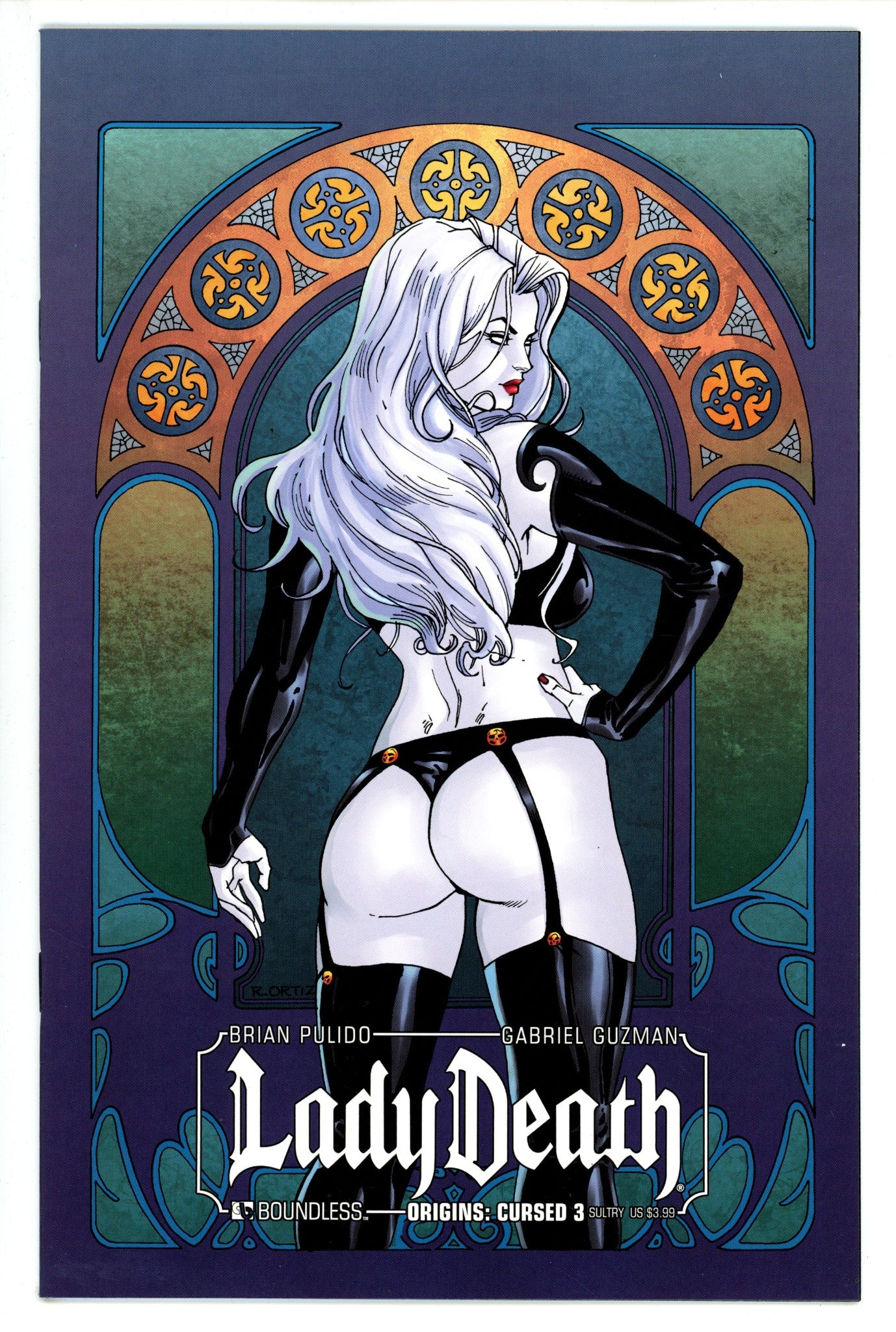 Lady Death Origins: Cursed 3 NM (9.4) (2012) Ortiz Variant 
