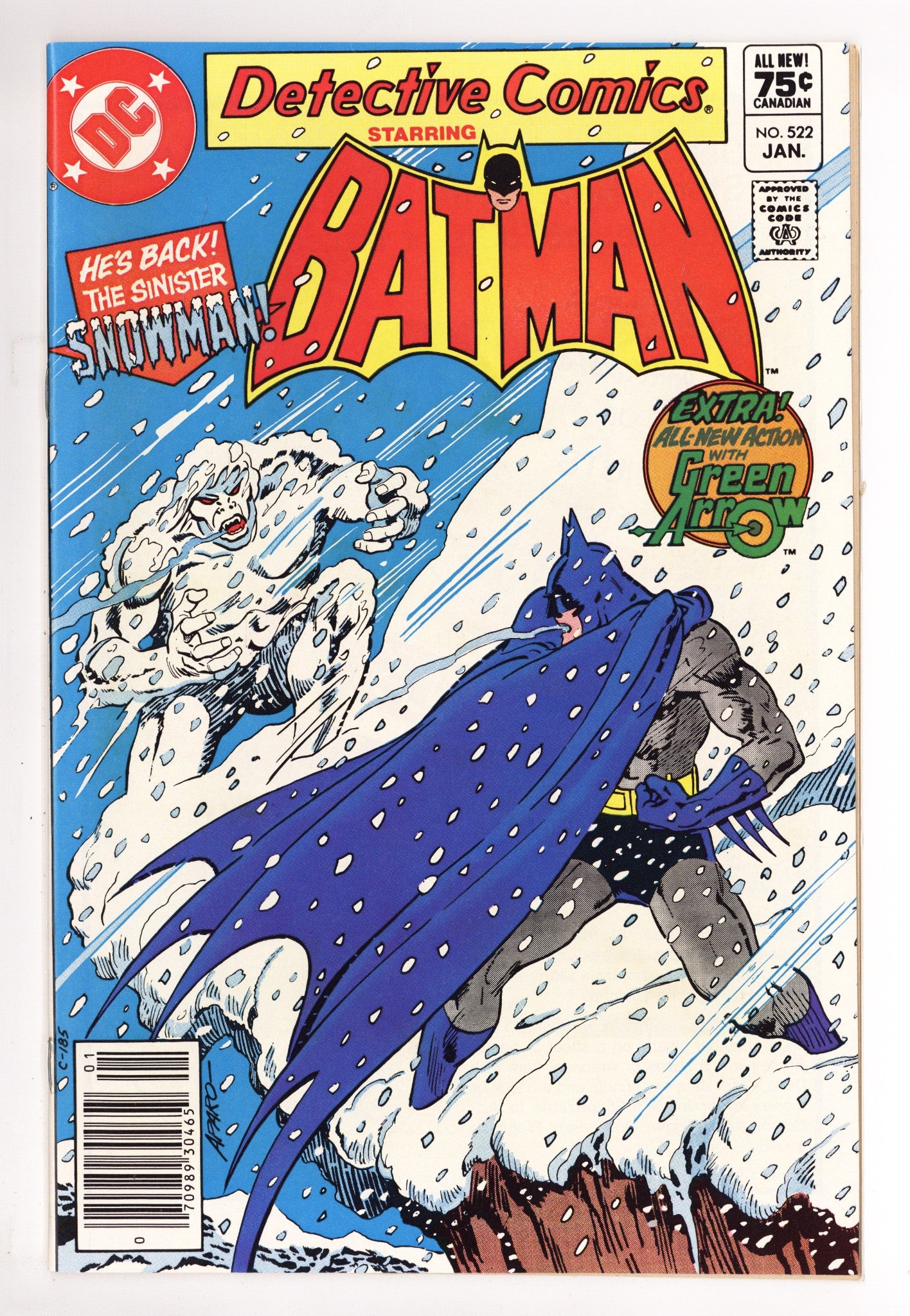Detective Comics Vol 1 522 FN (6.0) (1983) Canadian Price Variant 