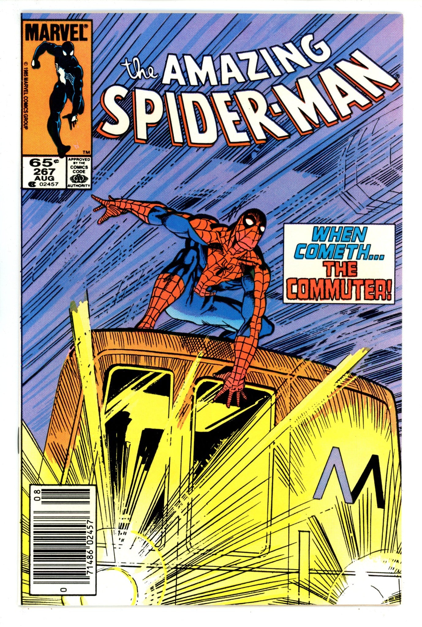 The Amazing Spider-Man Vol 1 267 VF+ (8.5) (1985) Newsstand 