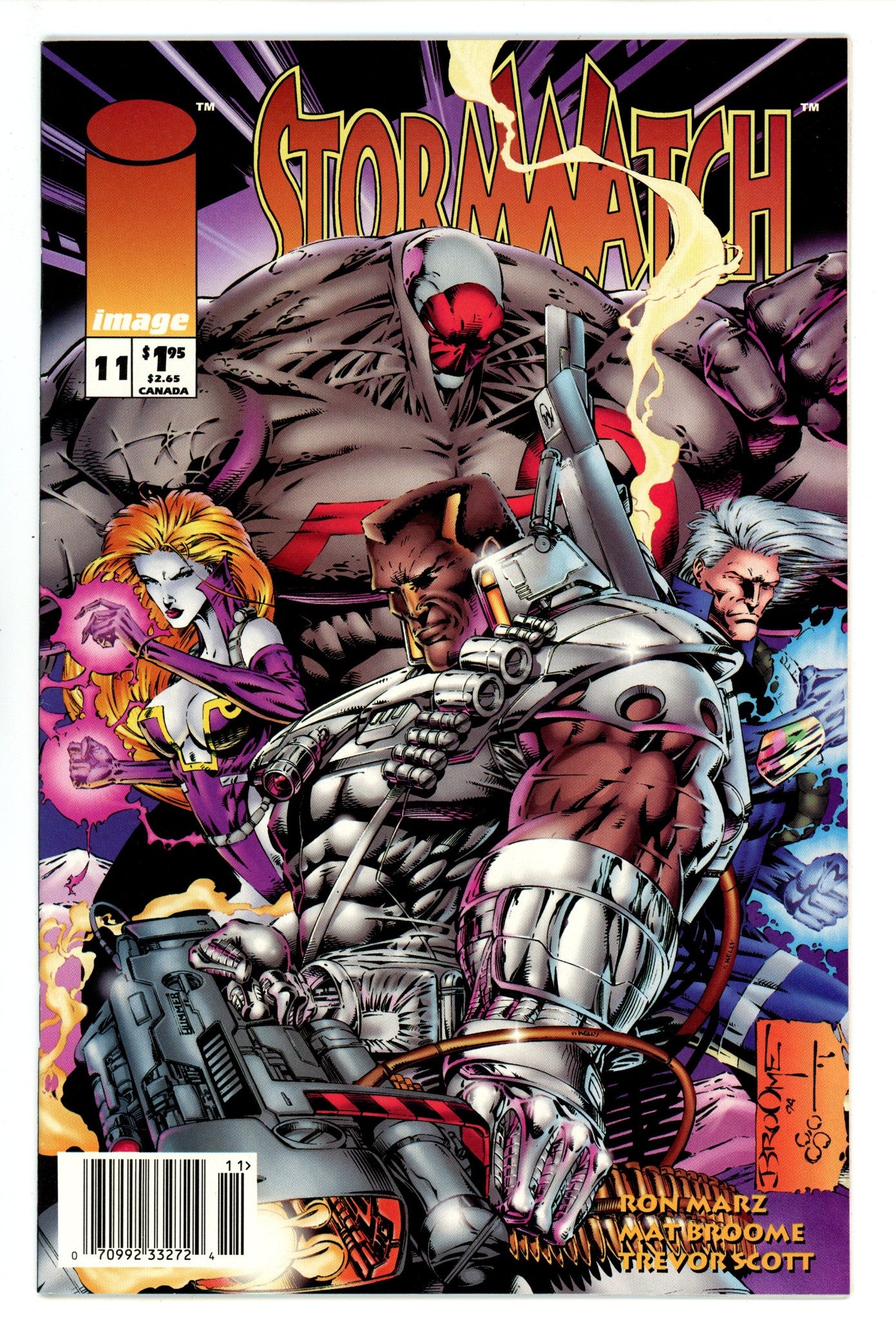 Stormwatch Vol 1 11 VF/NM (9.0) (1994) Newsstand 