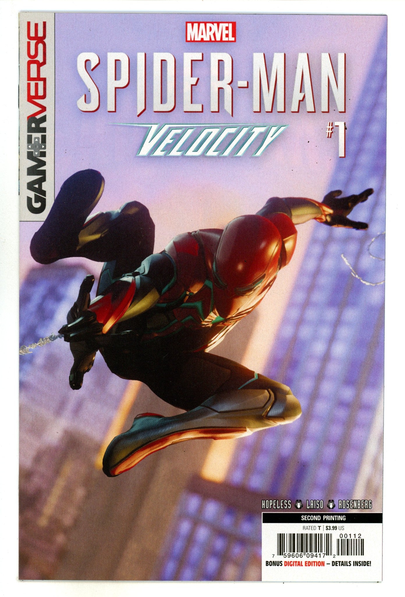 Marvel's Spider-Man: Velocity 1 (2019) 2nd Print 