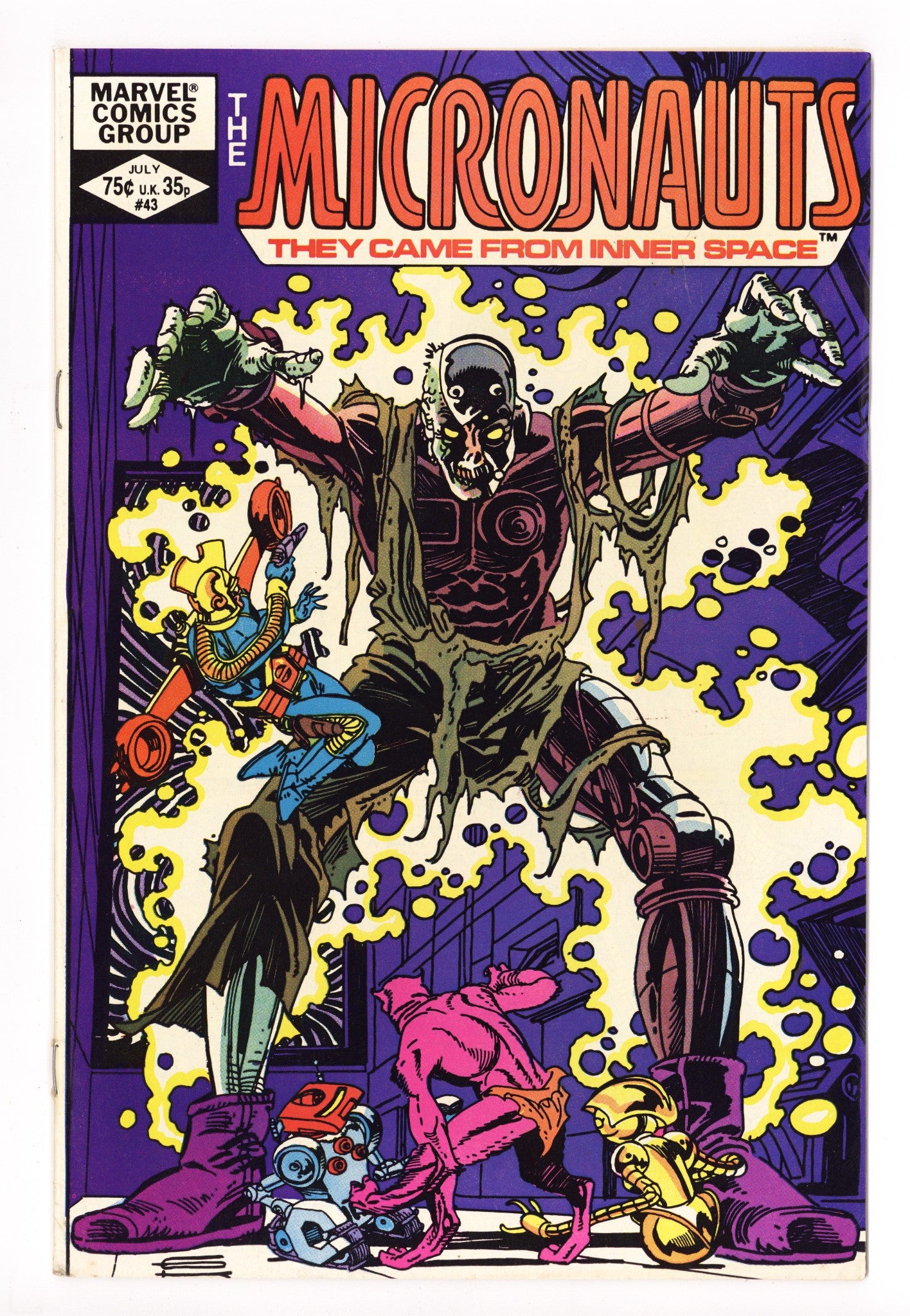Micronauts Vol 1 43 Mid Grade (1982) 