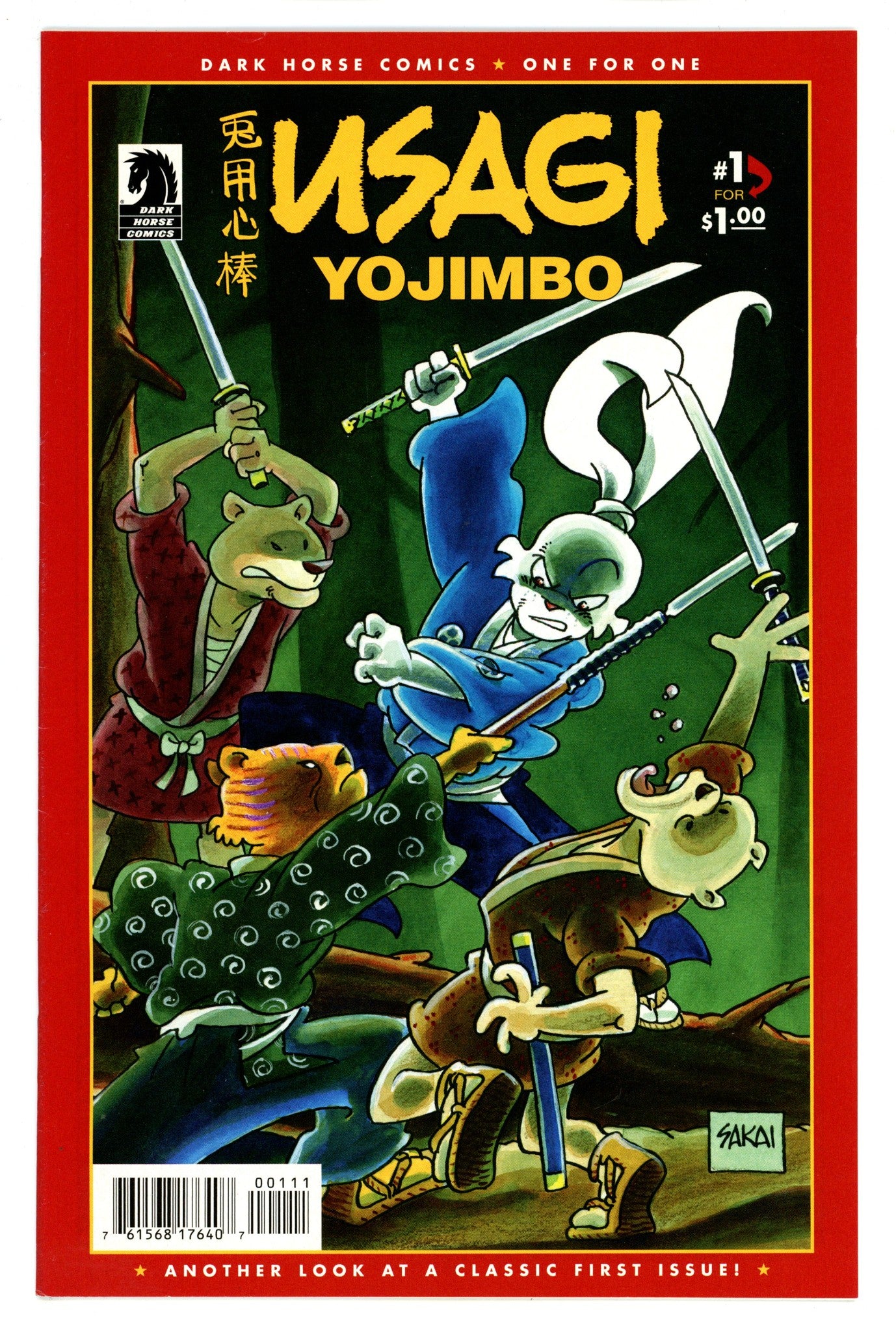 Usagi Yojimbo 1 for $1 Edition [nn] FN/VF (7.0) (2015) 