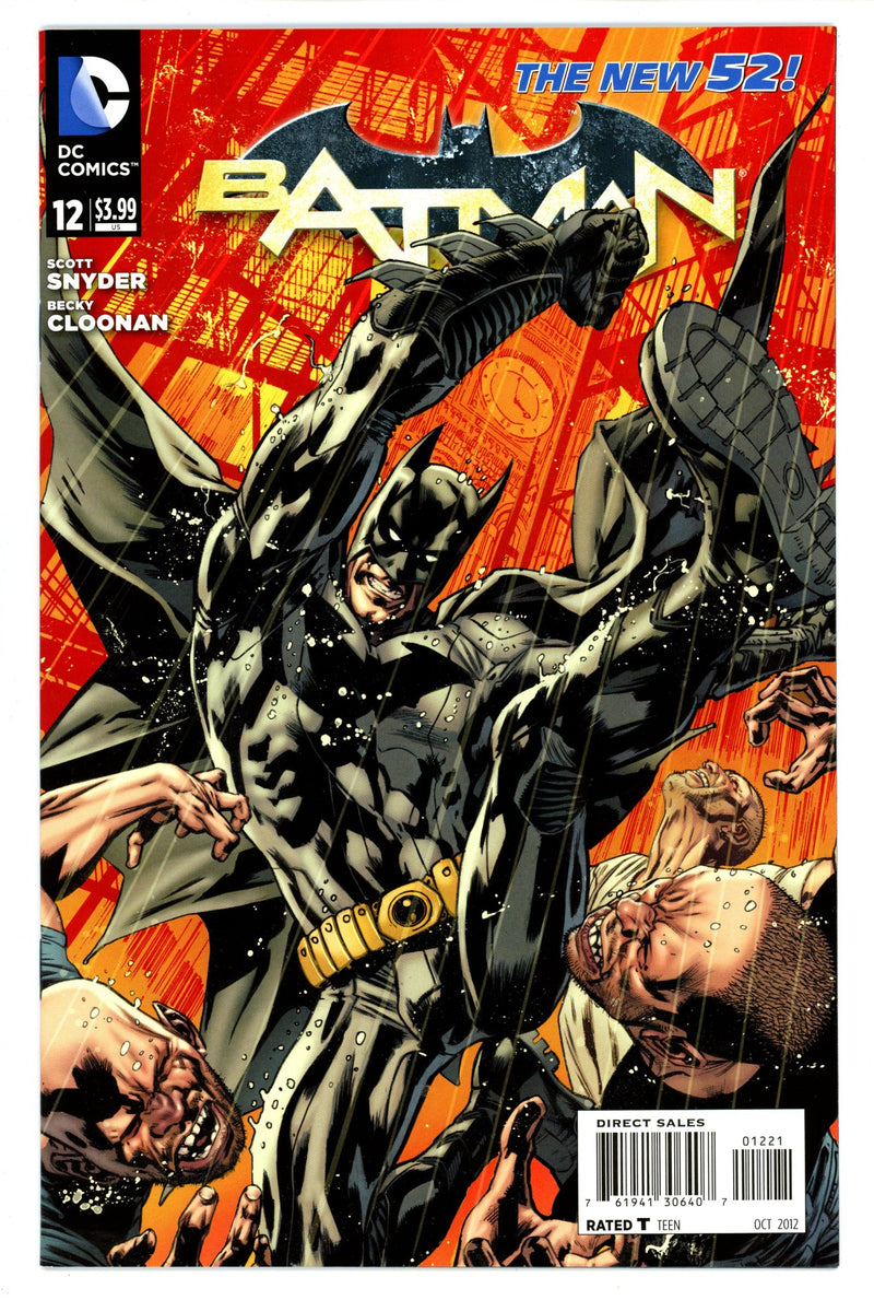 Batman Vol 2 12 NM- (9.2) (2012) Hitch Incentive Variant 