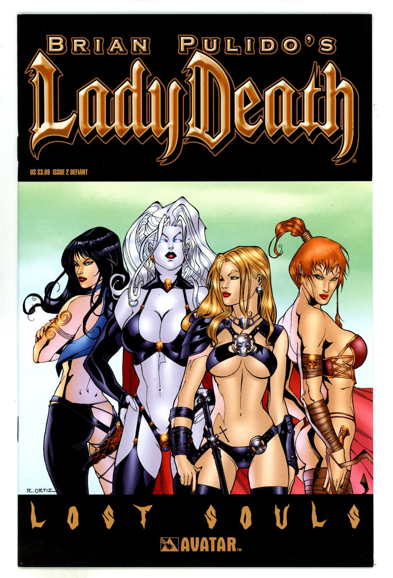 Brian Pulido's Lady Death: Lost Souls 2 High Grade (2007) Ortiz Variant 