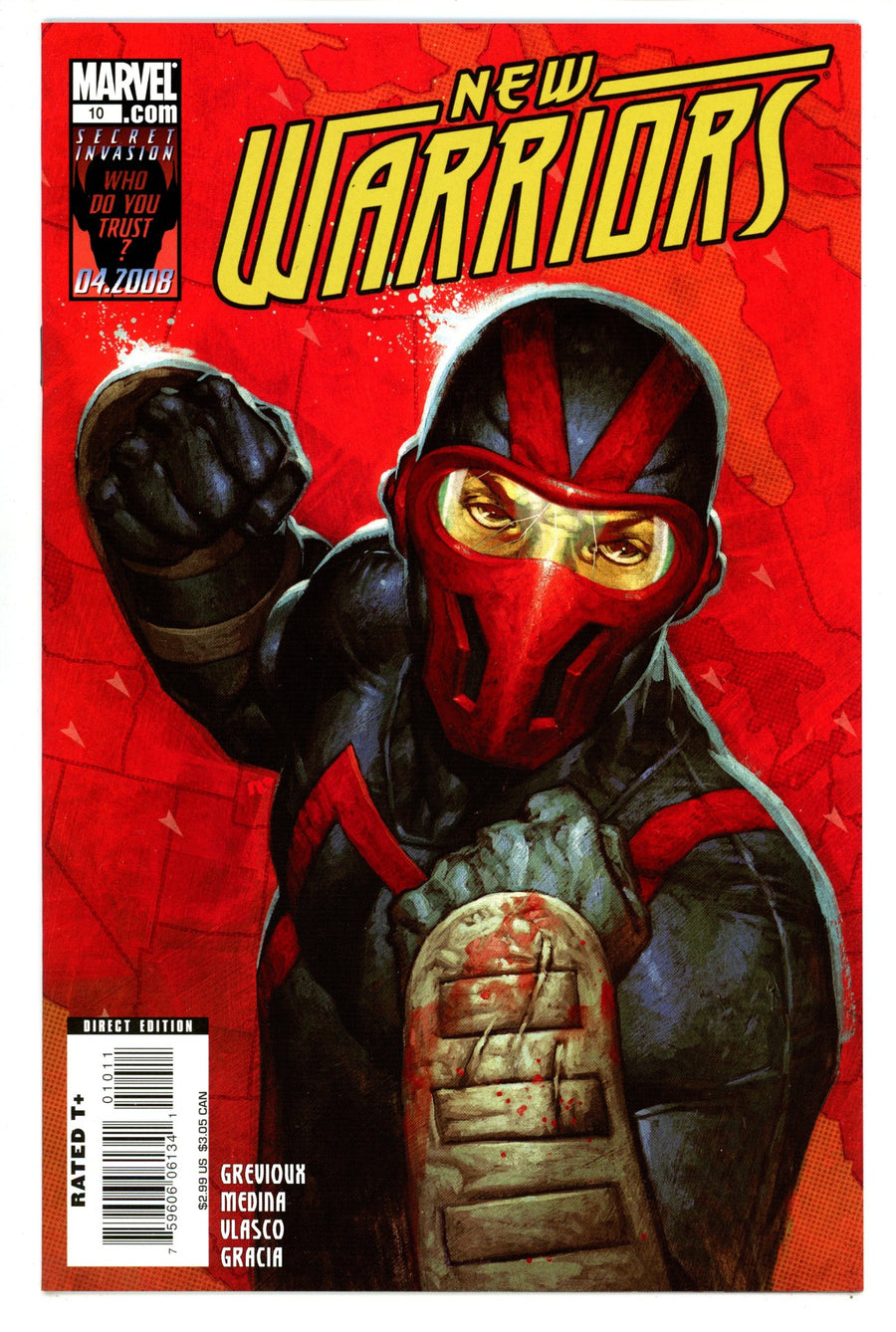 New Warriors Vol 4 10 High Grade (2008) 