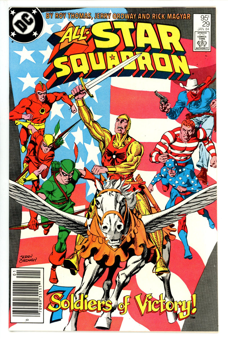 All-Star Squadron 29 Canadian Price Variant NM- (9.2) (1984)