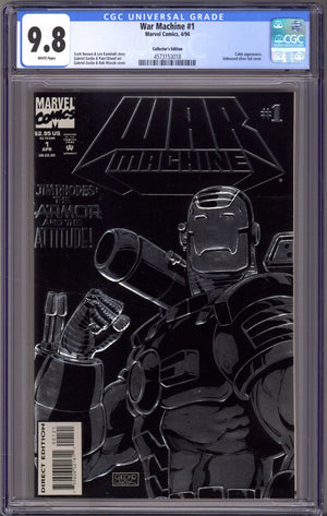War Machine Vol 1 1 CGC 9.8 (NM/M) (1994) Foil