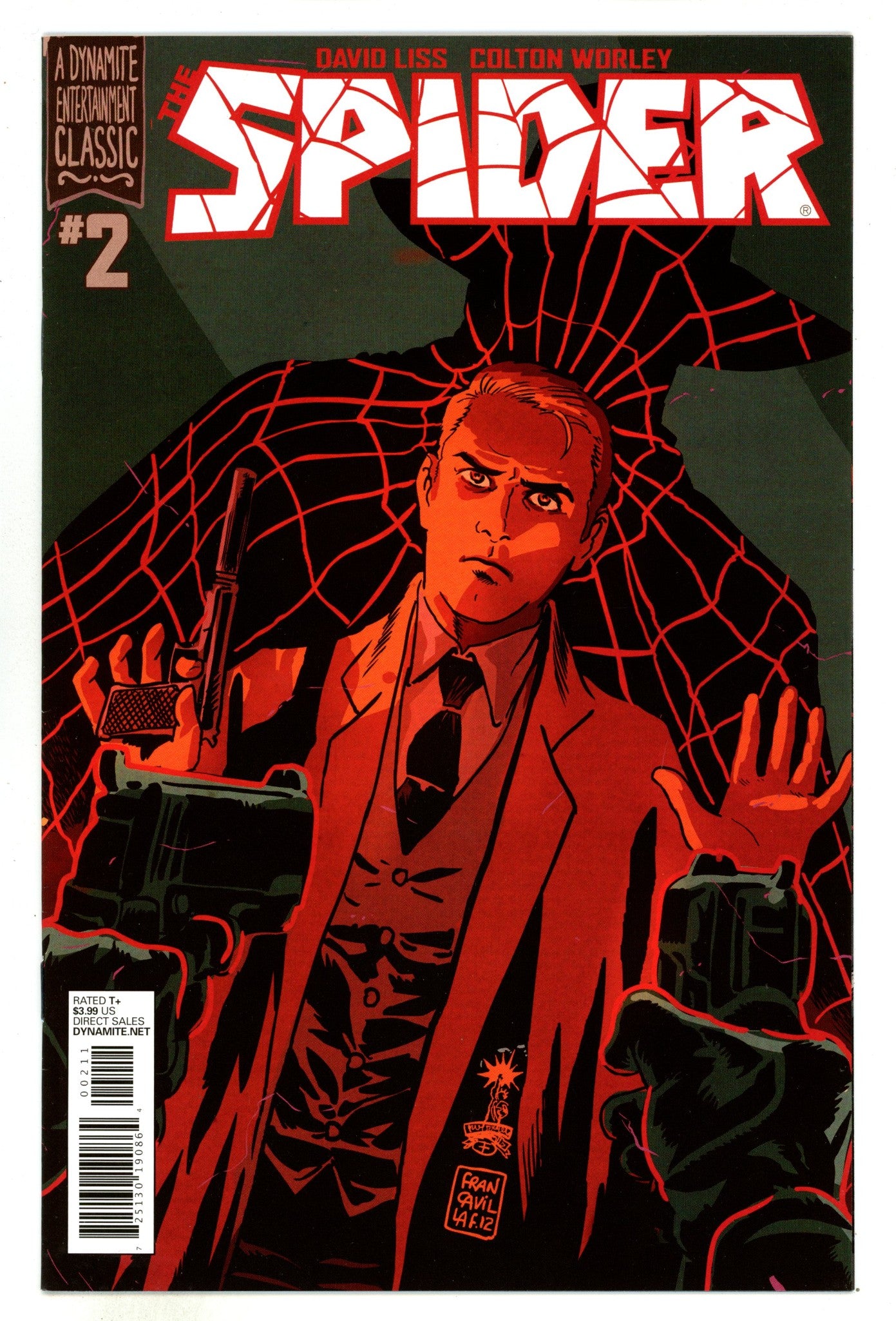 The Spider 2 High Grade (2012) Francavilla Variant 