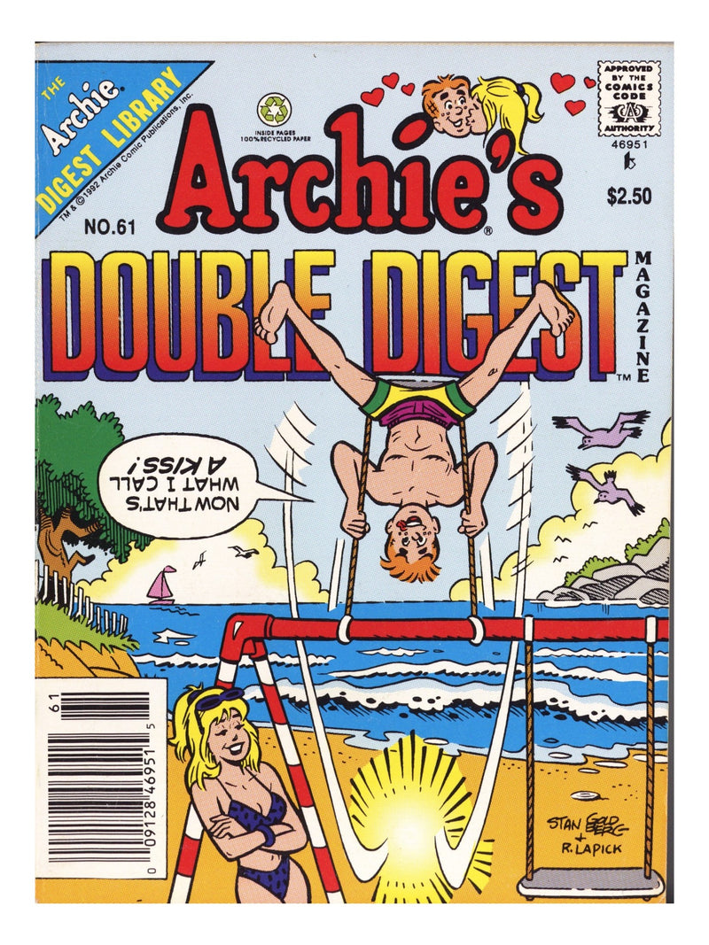 Archie's Double Digest Magazine 61 Mid Grade (1992) Newsstand 