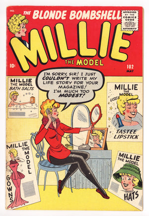 Millie the Model Comics 102 FN/VF (7.0) (1961) 