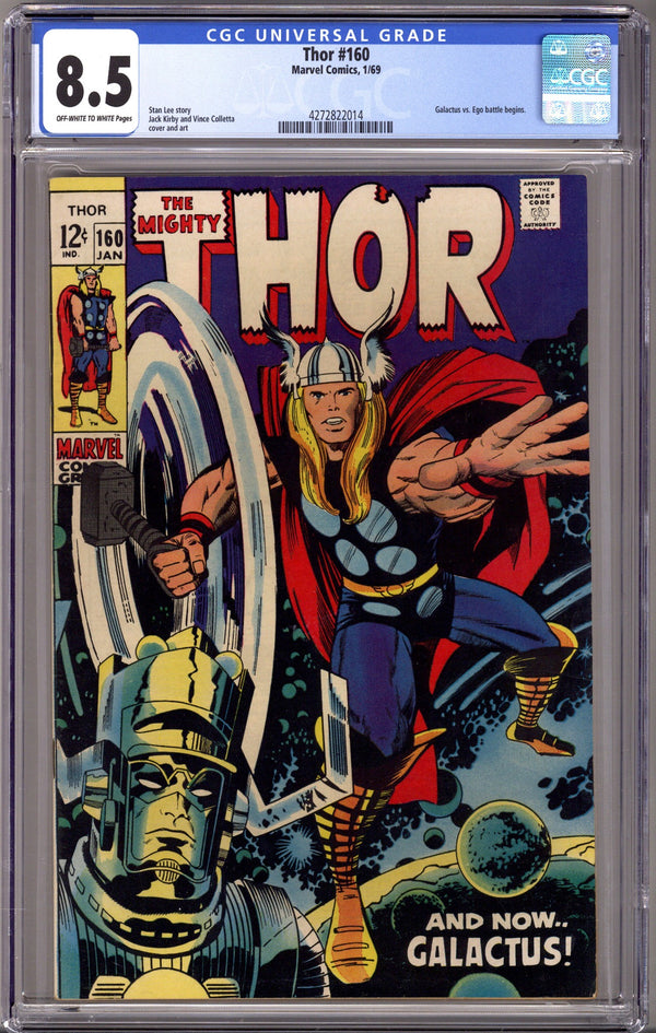 Thor Vol 1 160 CGC 8.5 (VF+) (1969)