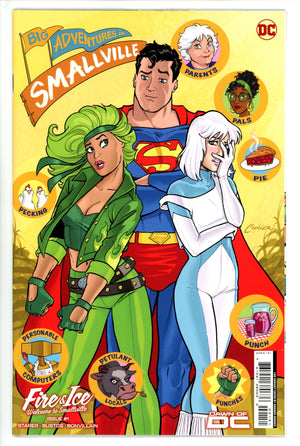 Fire & Ice Welcome To Smallville 1 Conner Incentive Variant NM+ (2023)