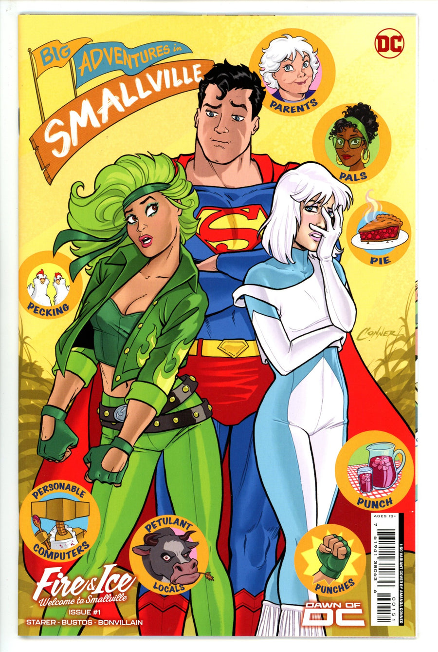 Fire & Ice Welcome To Smallville 1 Conner Incentive Variant NM+ (2023)