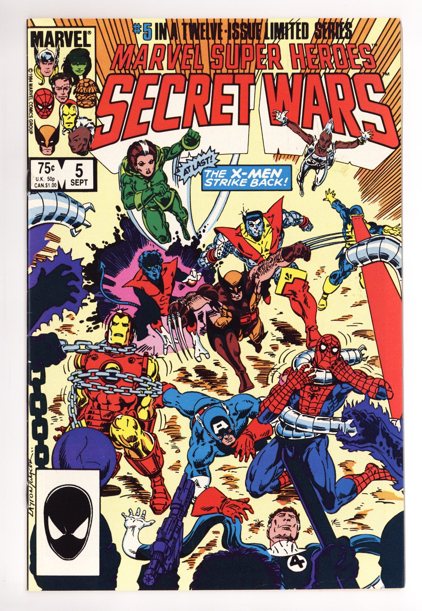 Marvel Super-Heroes Secret Wars 5 FN/VF (7.0) (1984) 