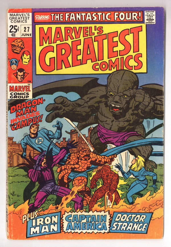 Marvel's Greatest Comics 27 VG (4.0) (1970)
