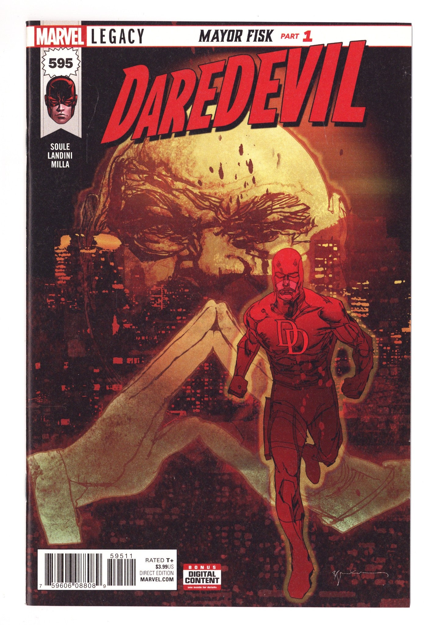 Daredevil Vol 5 595 High Grade (2018) 