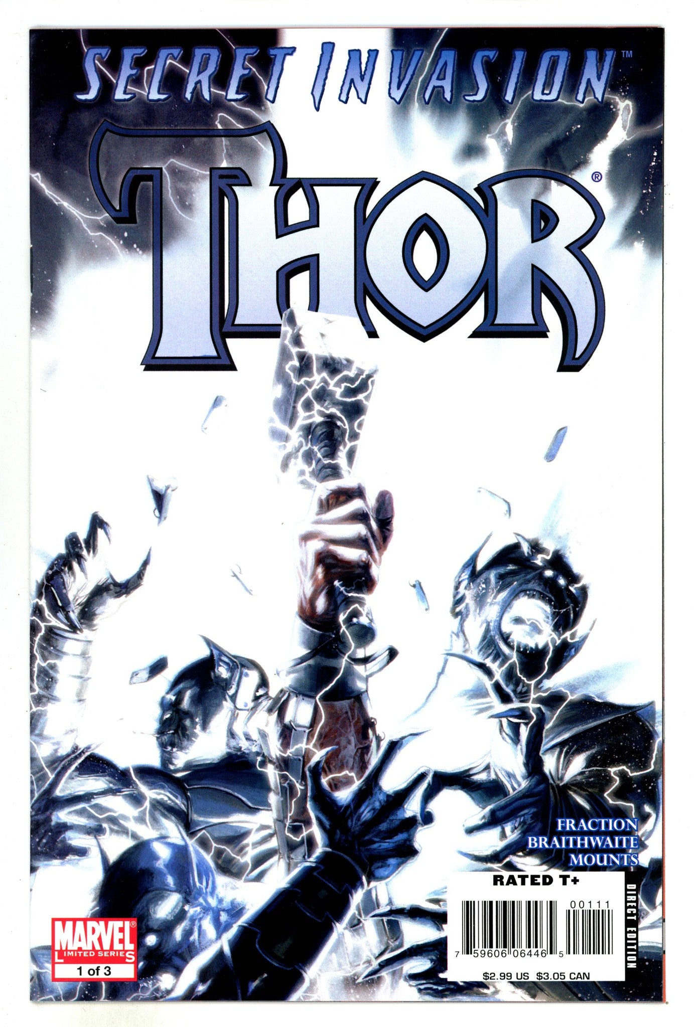 Secret Invasion: Thor 1 High Grade (2008) 