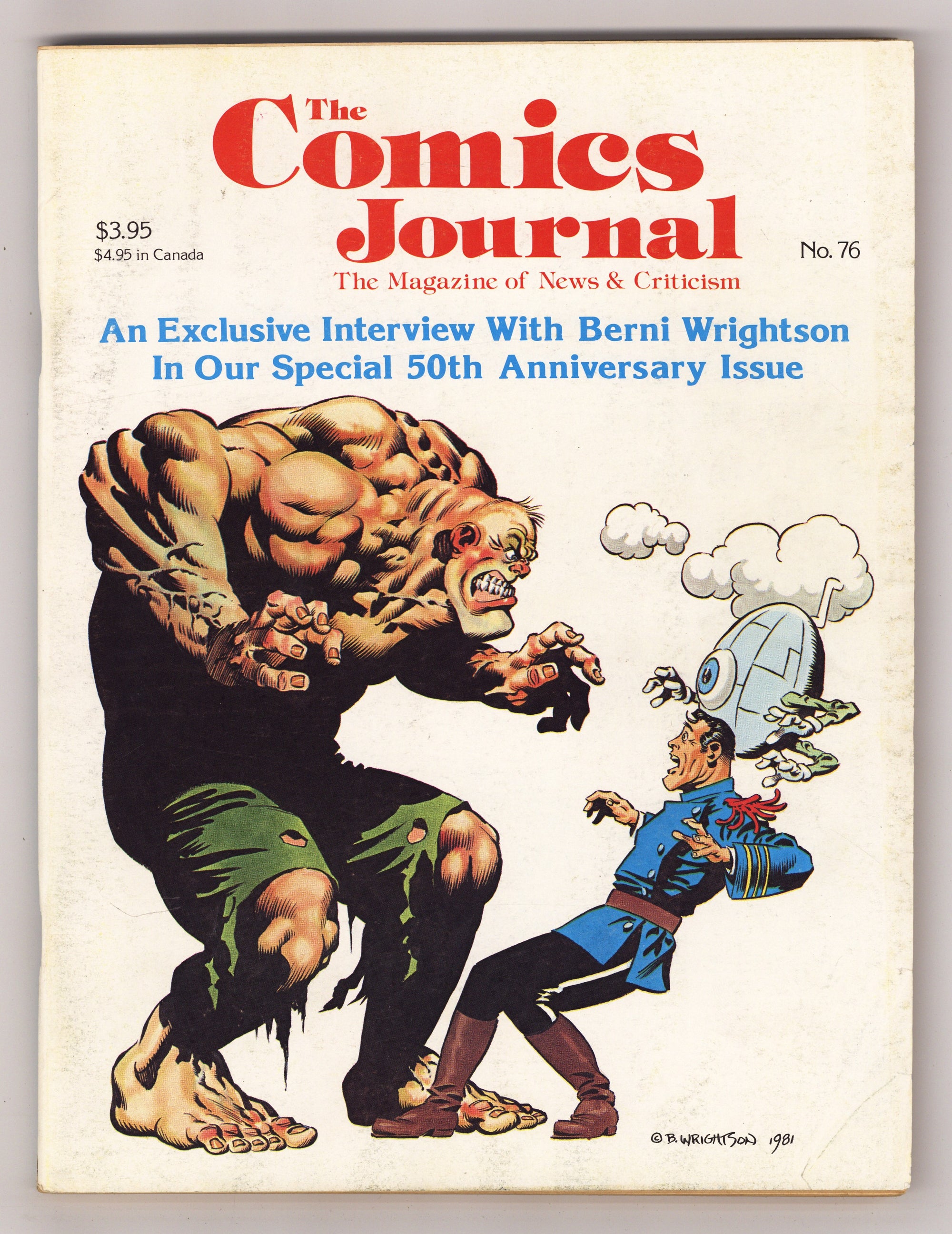 The Comics Journal 76 Very Low Grade (1982) 