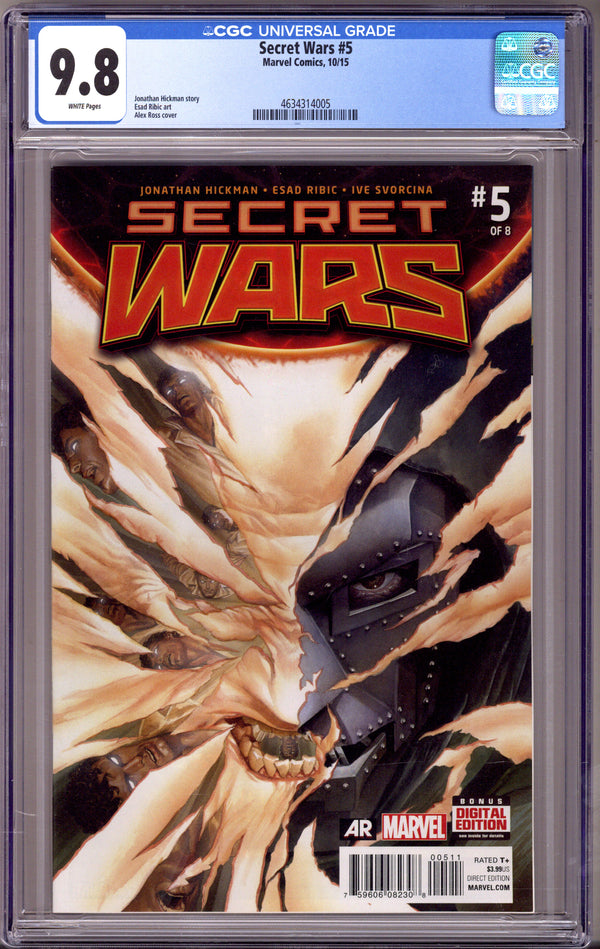 Secret Wars 5 CGC 9.8 (NM/M) (2015)