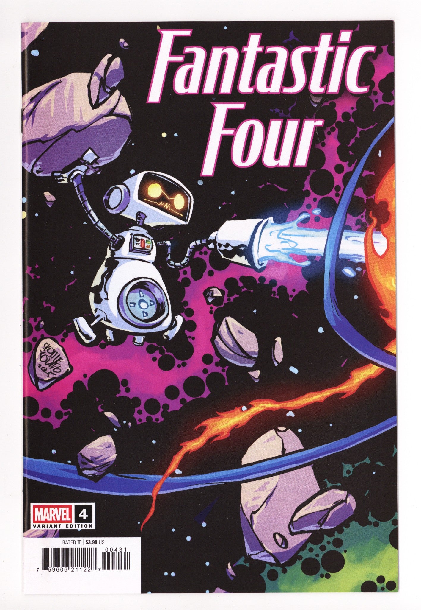 Fantastic Four Vol 8 4 Young Connecting Variant (2025)