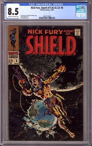 Nick Fury, Agent of SHIELD Vol 1 6 CGC 8.5 (VF+) (1968)