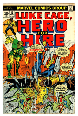 Hero for Hire 12 VF- (7.5) (1973) 