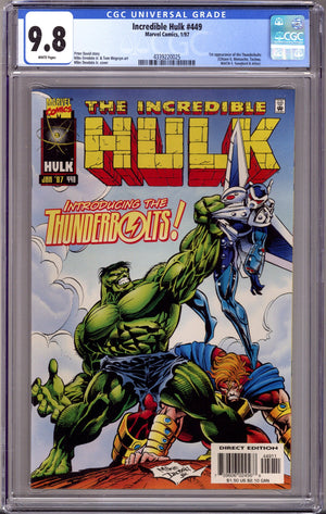 The Incredible Hulk Vol 1 449 CGC 9.8 (NM/M) (1997)