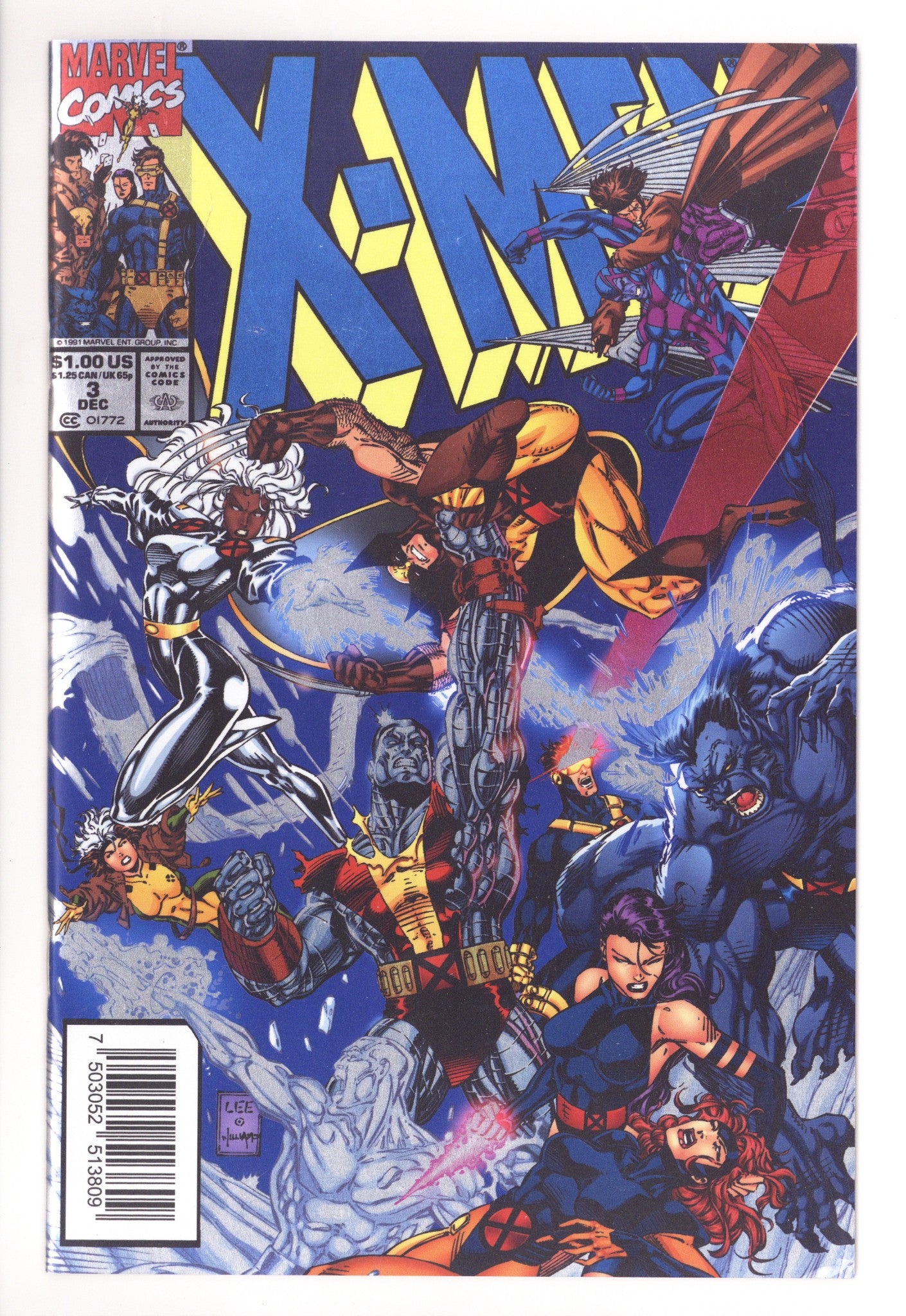 X-Men Vol 1 3  VF+ (8.5) Mexico  (2024) Foil   Exclusive Variant  