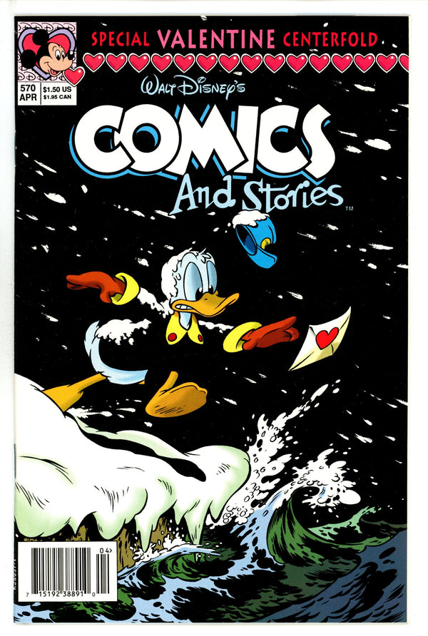 Walt Disney's Comics and Stories 570 Newsstand NM- (1992)