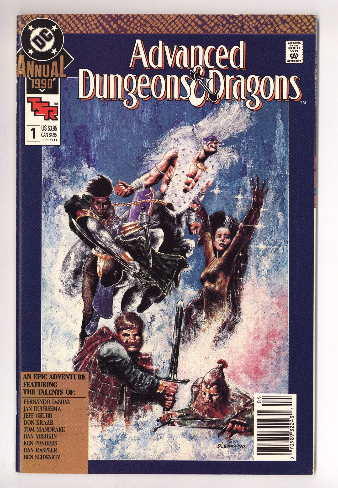 Advanced Dungeons & Dragons Annual Comic Book 1 High Grade (1990) Newsstand 